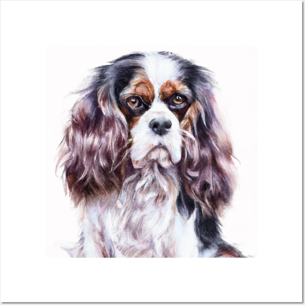 Cavalier King Charles Spaniel Watercolor - Gift For Dog Lovers Wall Art by Edd Paint Something